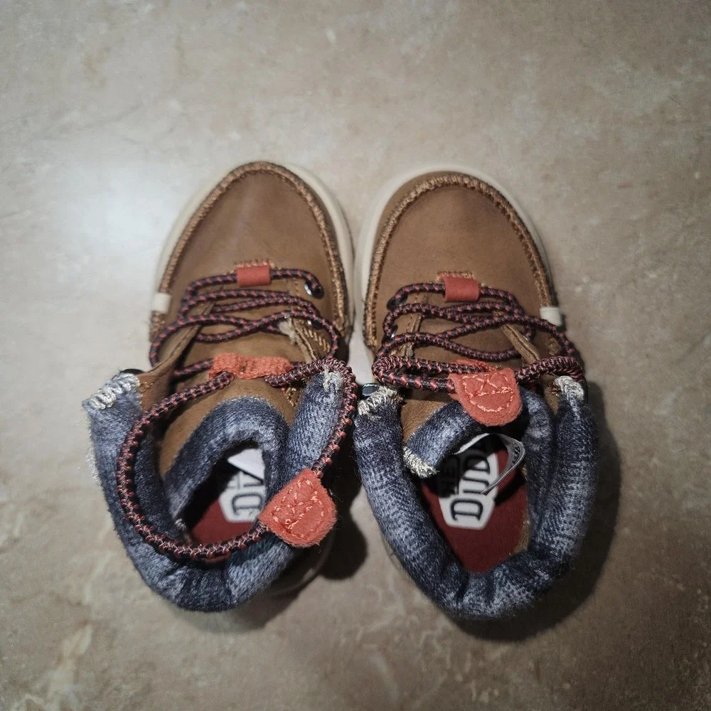 Hey Dude Boots Toddler Size 6 Brown Bradley T Classic Bootie‎ Walking Comfort